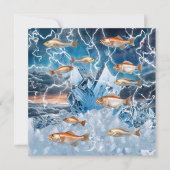 Blitzfisch Feiertagskarte (Vorderseite)