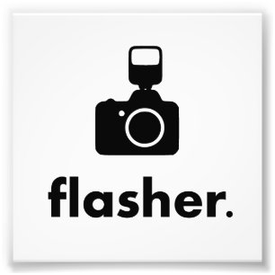 Blitzgeber-Fotograf-Kamera Fotodruck