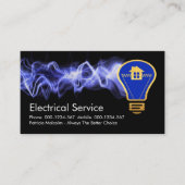 Blitzgeräte-Zuhause Visitenkarte (Vorderseite)