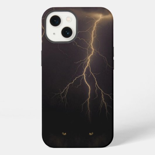 Blitzhimmel iPhone Hülle (Rückseite)