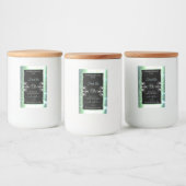 Blitzige, Aquamarine und schwarze Produktmarken - Lebensmitteletikett (Flaschen)