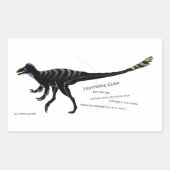 Blitzkleber Rechteckiger Aufkleber (Vorderseite)