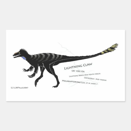 Blitzkleber Rechteckiger Aufkleber (Vorderseite)