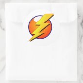 Blitzkleber Runder Aufkleber (Tasche)