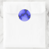 Blitzkleber Runder Aufkleber (Tasche)