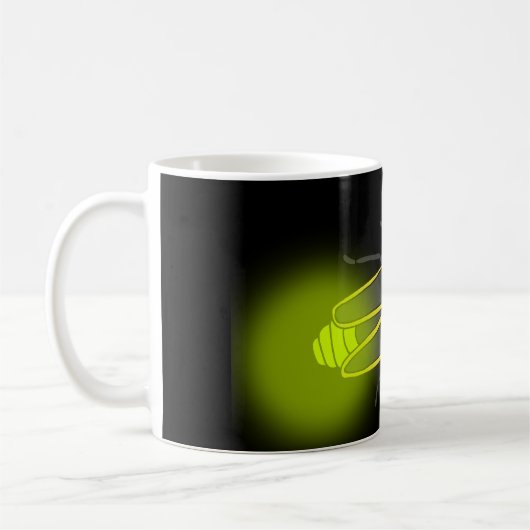 Blitzleuchte Kaffeetasse (Links)