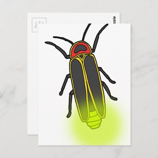 Blitzleuchte Postkarte (Vorne/Hinten)