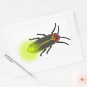 Blitzleuchte Rechteckiger Aufkleber (Umschlag)