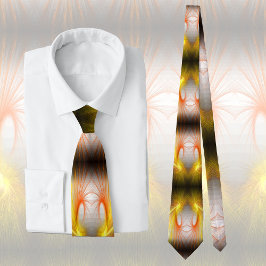 Blitzlicht abstrakt - Fraktal Krawatte