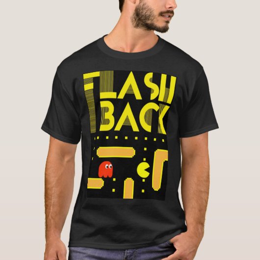 Blitzlicht Back Pac Man T-Shirt (Vorderseite)