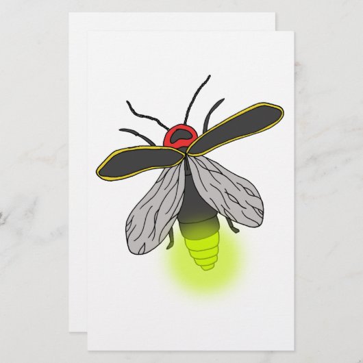 Blitzlicht Briefpapier (Vorne/Hinten)