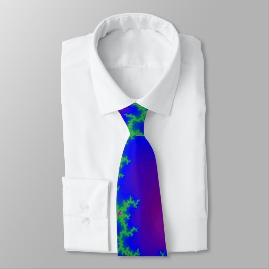 Blitzlicht-Fraktal Design: Necktie/Krawatte Krawatte (Gebunden)