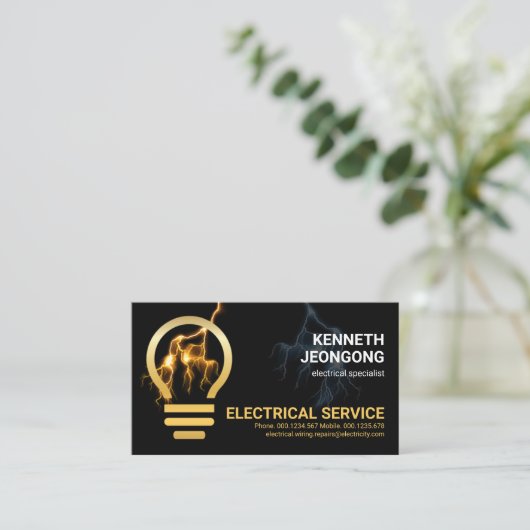 Blitzlichtblende Power Visitenkarte (Stehend Vorderseite)