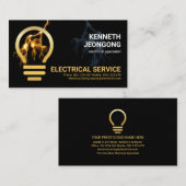 Blitzlichtblende Power Visitenkarte (Vorne/Hinten)