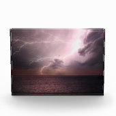 Blitzlichter Ozean Fotoblock (Vorderseite)