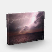 Blitzlichter Ozean Fotoblock (Links)