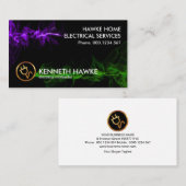 Blitzlichtwellengeräte Elektrogeräte Visitenkarte (Vorne/Hinten)