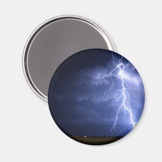 Blitzmagnet Magnet (Vorderseite/Rückseite)