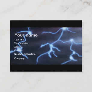 Blitzmalerei Visitenkarte