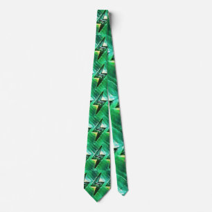 Blitzmuster Neck Tie Krawatte