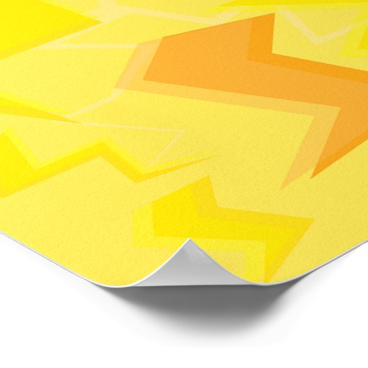 Blitzmuster Poster (Ecke)