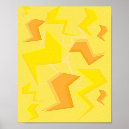 Blitzmuster Poster (Vorne)