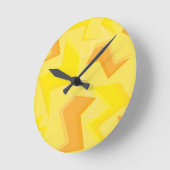 Blitzmuster Runde Wanduhr (Winkel)