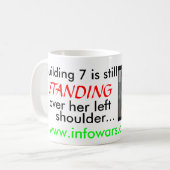 Blitznachrichten Kaffeetasse (Vorderseite Links)