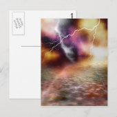 Blitzpostkarte Postkarte (Vorne/Hinten)