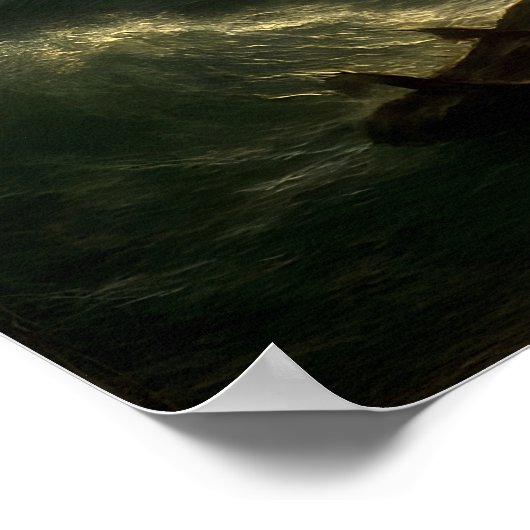 Blitzschiff - Impressionismus Art Poster (Ecke)