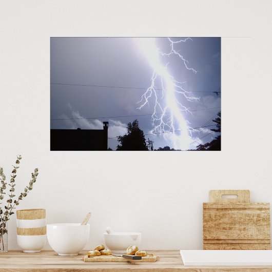 Blitzschlag 2 poster (Küche)