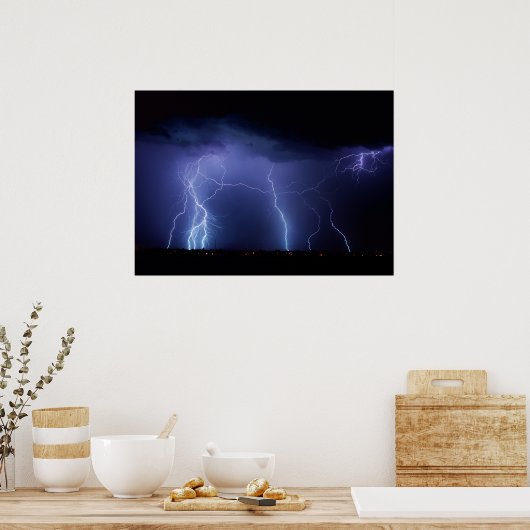 Blitzschlag 3 poster (Küche)