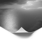 Blitzschlag 8 x 10 Foto drucken (Ecke)