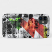 Blitzschlag an der alten Ziegelmauer Case-Mate iPhone Hülle (Rückseite (Horizontal))