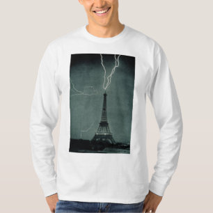 Blitzschlag auf den Eiffelturm T-Shirt