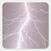 Blitzschlag - Aufkleber (Vorderseite)