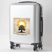 "Blitzschlag" Aufkleber (Koffer)