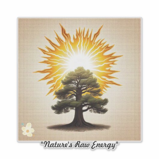 "Blitzschlag" Aufkleber (Vorderseite)