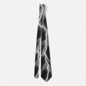 Blitzschlag - B&W Krawatte (Rückseite)