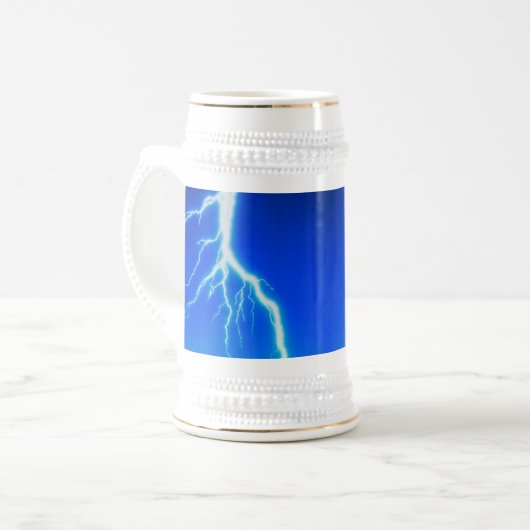 Blitzschlag - bierglas (Vorderseite Links)