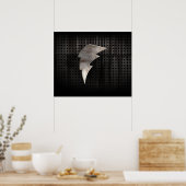 Blitzschlag; Cool Poster (Küche)