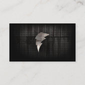 Blitzschlag; Cool Visitenkarte (Rückseite)