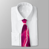 Blitzschlag - Deep Pink Neck Tie Krawatte (Gebunden)
