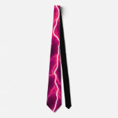 Blitzschlag - Deep Pink Neck Tie Krawatte (Vorderseite)