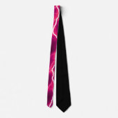 Blitzschlag - Deep Pink Neck Tie Krawatte (Rückseite)