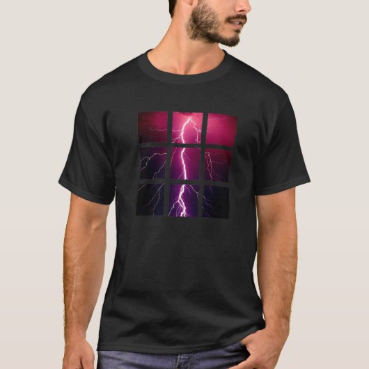 Blitzschlag des Blitzschlagsturms T-Shirt (Vorderseite)