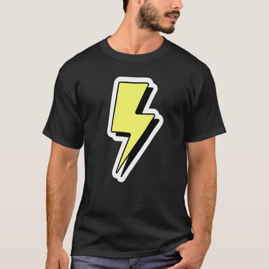 Blitzschlag Donnerwetter Blitzschlag Blitzschlag T-Shirt (Vorderseite)
