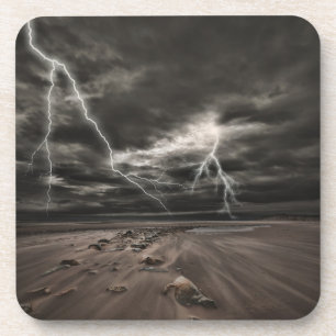 Blitzschlag Drink Untersetzer