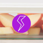 Blitzschlag Etiketten (Befestigt)