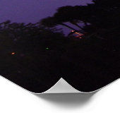Blitzschlag Fluss Palm Daytona Beach Poster (Ecke)